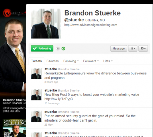 Winning With CPA’s Twitter Account