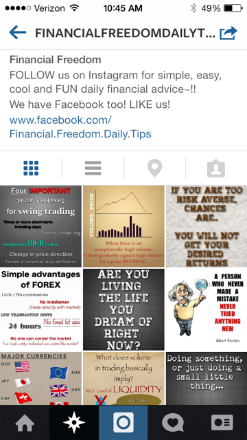 Instagram Financial