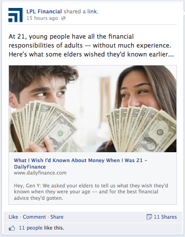 Financial Social Media Blog