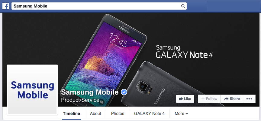 samsung facebook ads